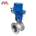 JL900 flanged pneumatic v type ball valve